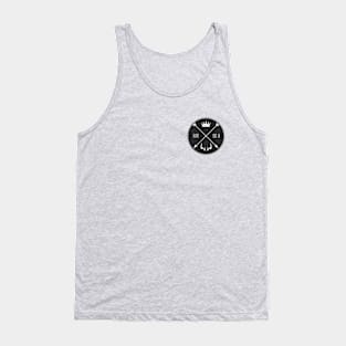 Crown and Stag Design - Elite - Small Logo Tank Top